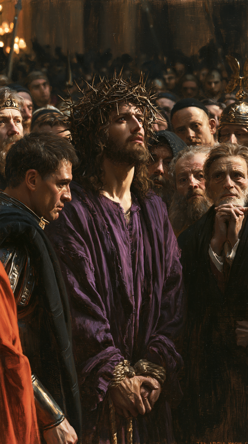 Ecce Homo - Kutsal sessizlik · Portre n° 9 - Hıristiyan sanatı