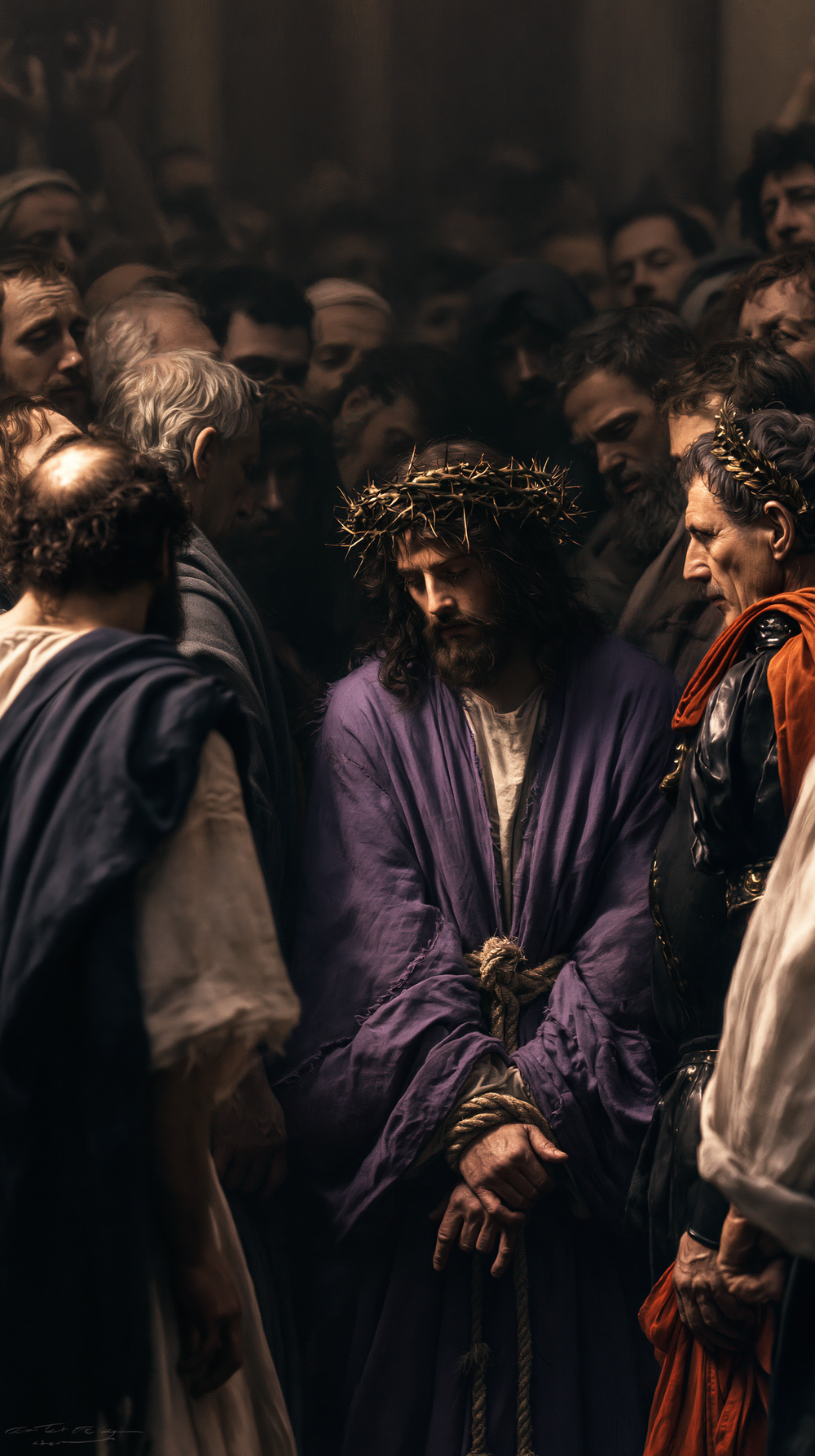 Ecce Homo - Kutsal sessizlik · Portre n° 12 - Hıristiyan sanatı