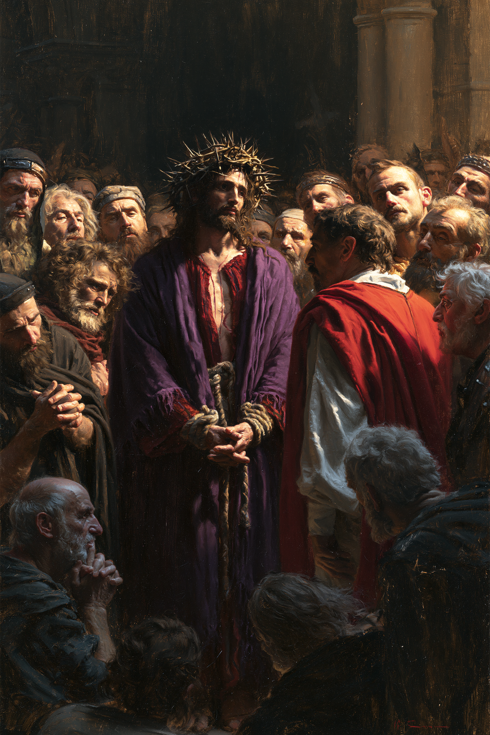 Ecce Homo - Kutsal sessizlik · Portre n° 15 - Hıristiyan sanatı