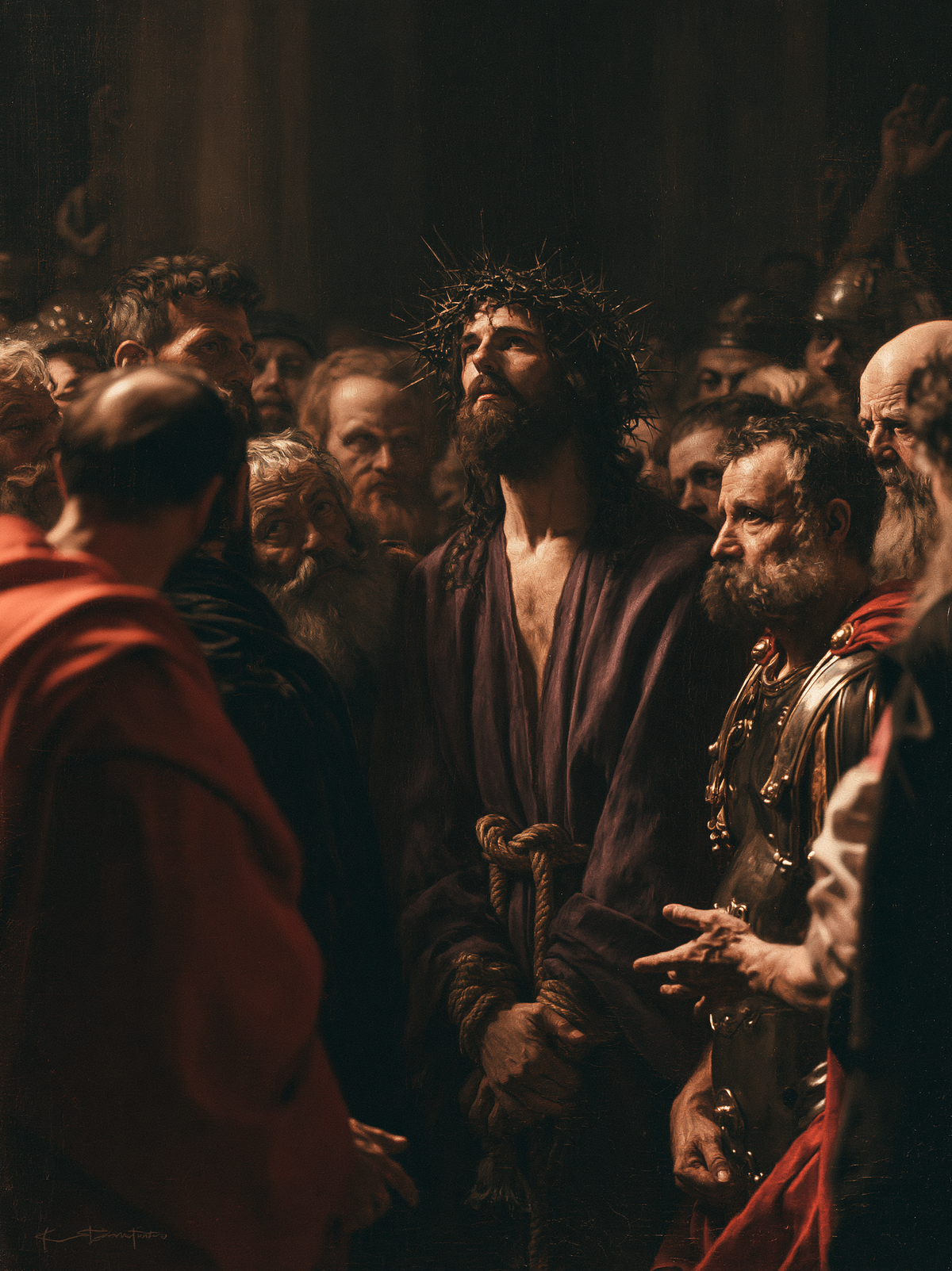 Ecce Homo - Kutsal sessizlik · Portre n° 18 - Hıristiyan sanatı