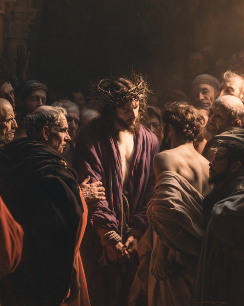 Ecce Homo - Kutsal sessizlik · Portre n° 20 - Hıristiyan sanatı