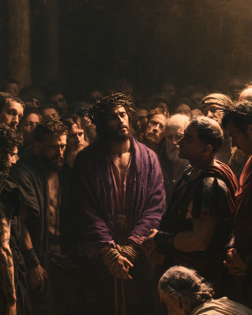 Ecce Homo - Kutsal sessizlik · Portre n° 22 - Hıristiyan sanatı