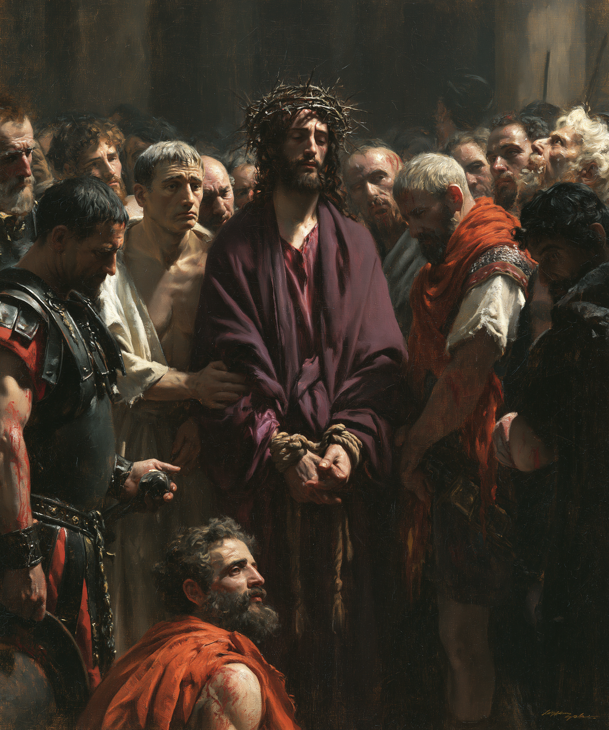 Ecce Homo - Kutsal sessizlik · Portre n° 24 - Hıristiyan sanatı