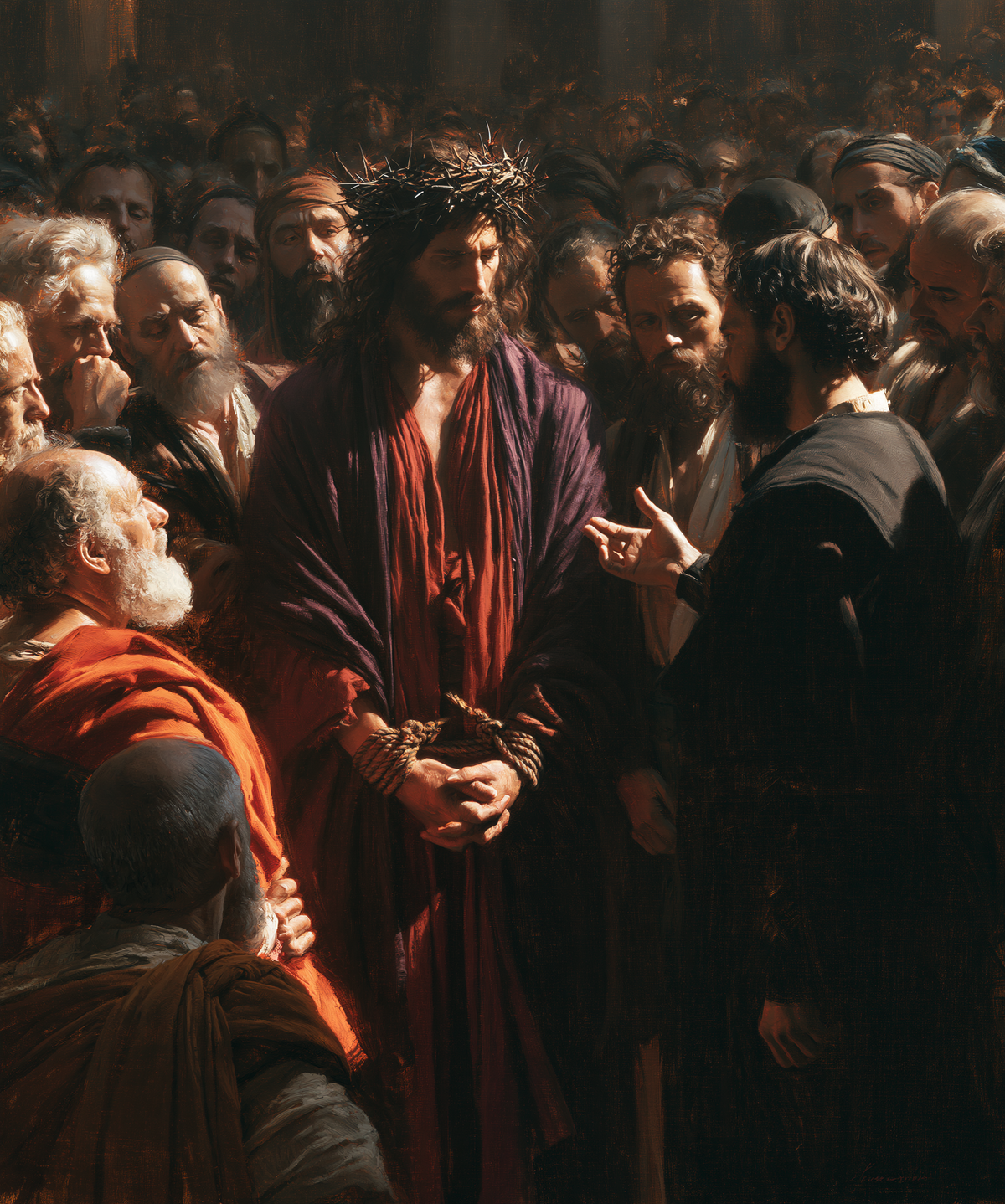 Ecce Homo - Kutsal sessizlik · Portre n° 25 - Hıristiyan sanatı