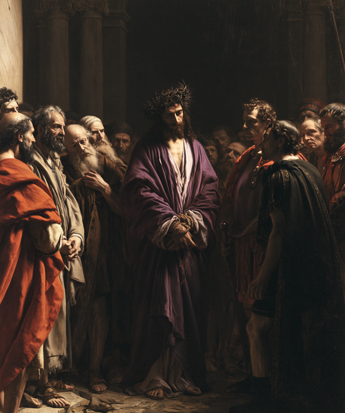 Ecce Homo - Kutsal sessizlik · Portre n° 26 - Hıristiyan sanatı