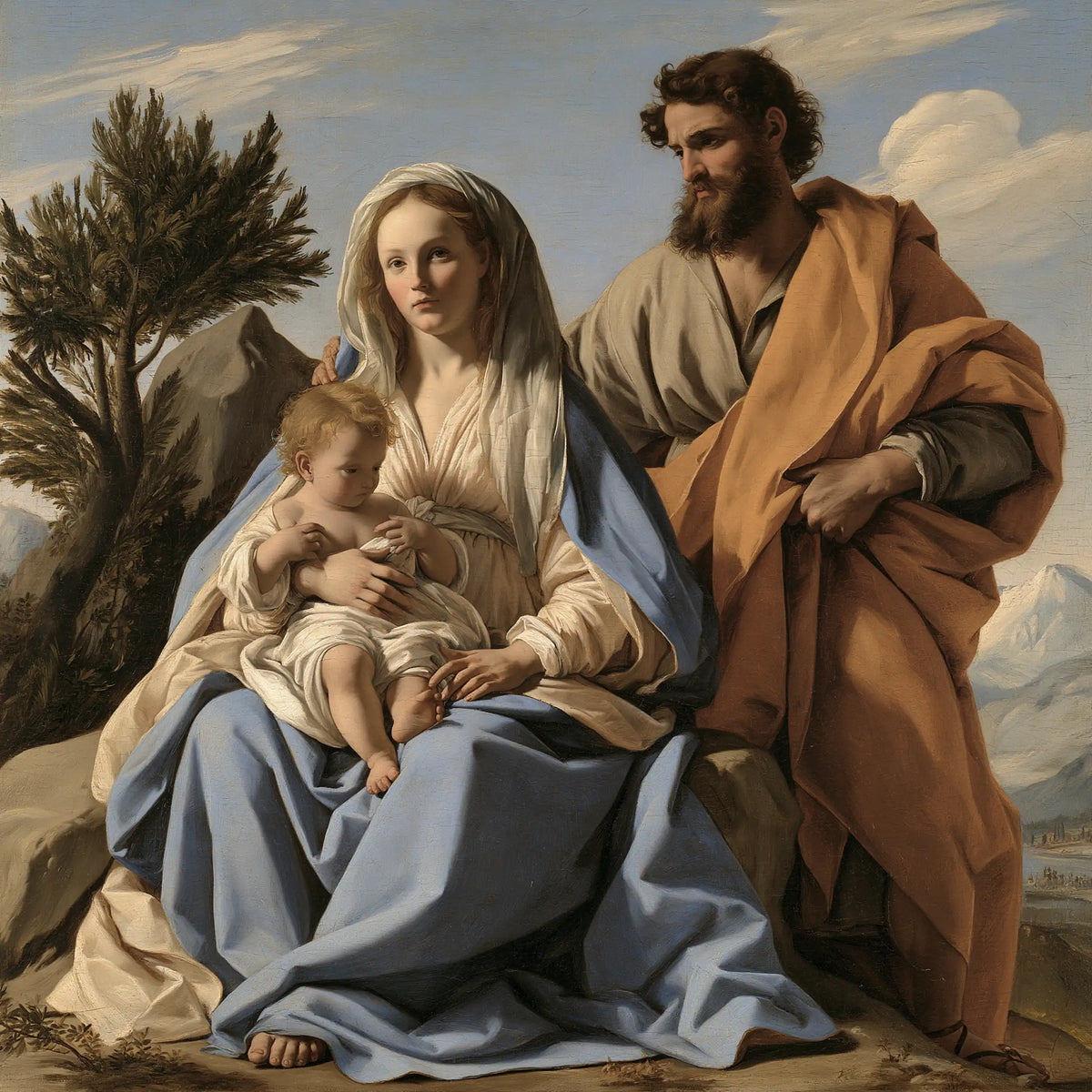 The Holy Family - Florentine Renaissance · Square n° 1