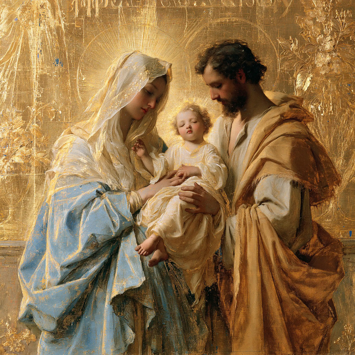 The Holy Family - Sacred Gold · Square n° 10