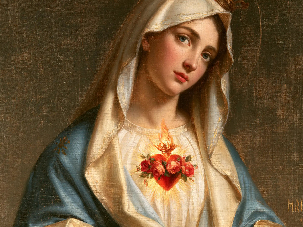 The Immaculate Heart of Mary — The Little Heart Within the Ivory Folds
