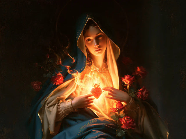 Immaculate Heart of Mary - Mary as Divine Light · Landscape n° 3
