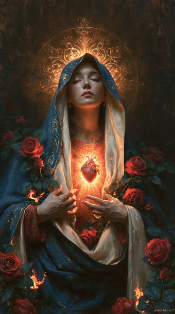Immaculate Heart of Mary - Mary as Divine Light · Portrait n° 1