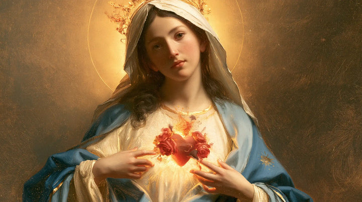 The Immaculate Heart of Mary — Twin Roses in the Royal Halo