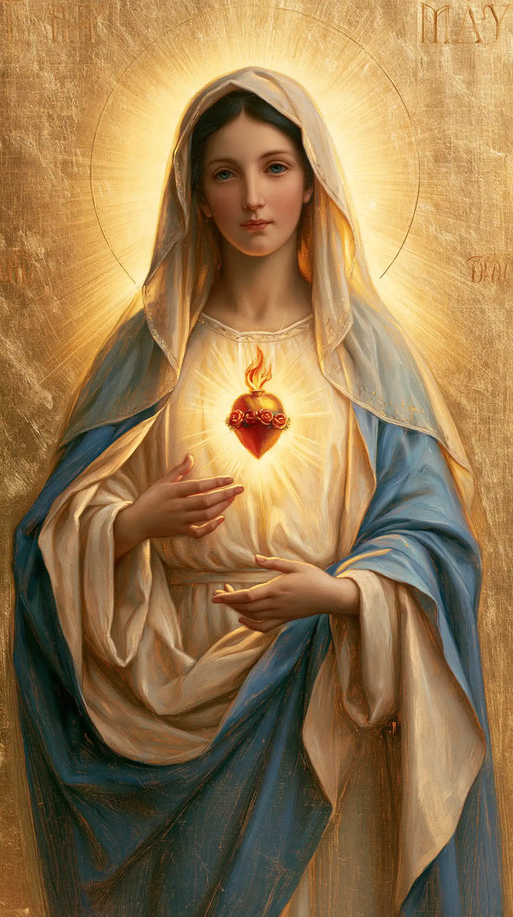 Immaculate Heart of Mary - Sacred Gold · Portrait n° 7