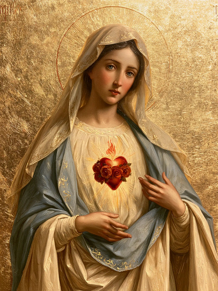 The Immaculate Heart of Mary — The Dark Rose in Regal Light