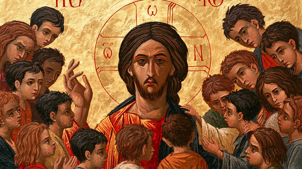 Jesus and the Children — The Face amid the Little Voices