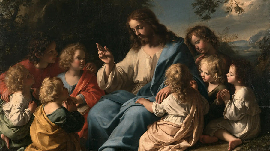 Jesus and the Children - Florentine Renaissance · Landscape n° 15