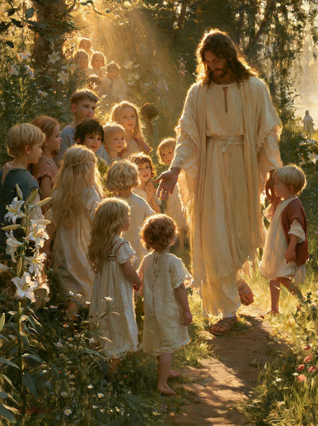 Jesus and the Children — The First Step into Gentle Daylight