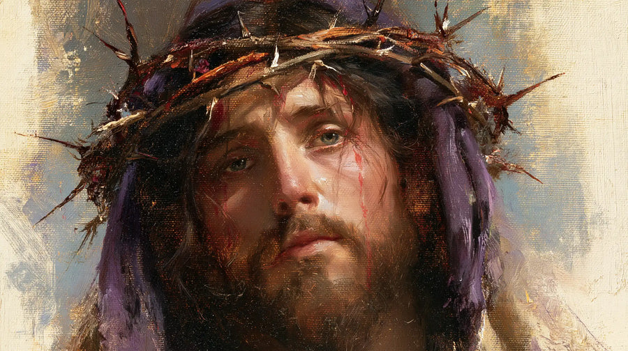Jesus Crowned with Thorns — The Tear upon the Pastel Cheek