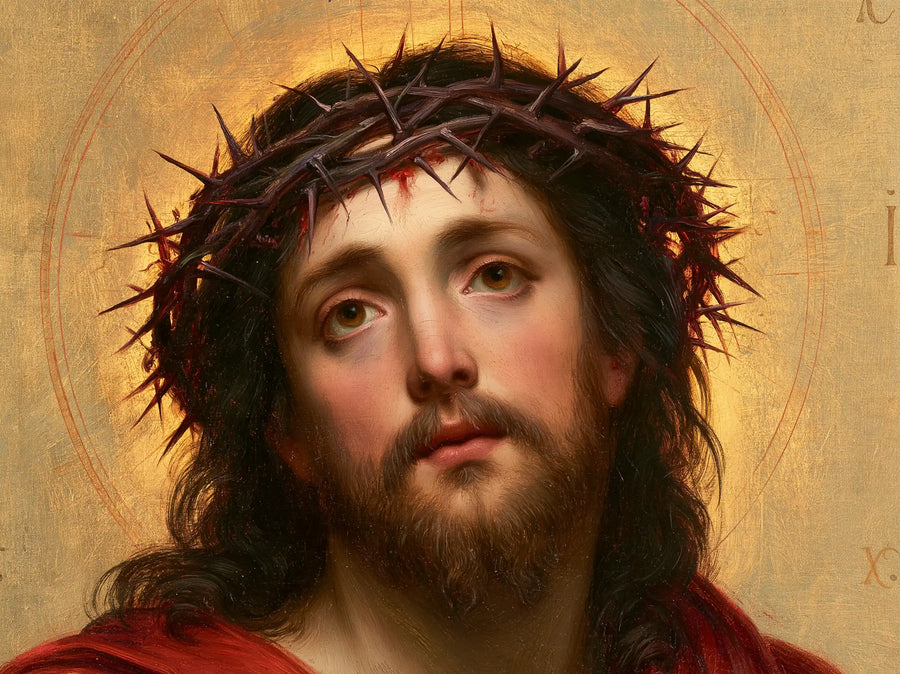 Jesus Crowned with Thorns — The Gaze in the Finely Drawn Circle