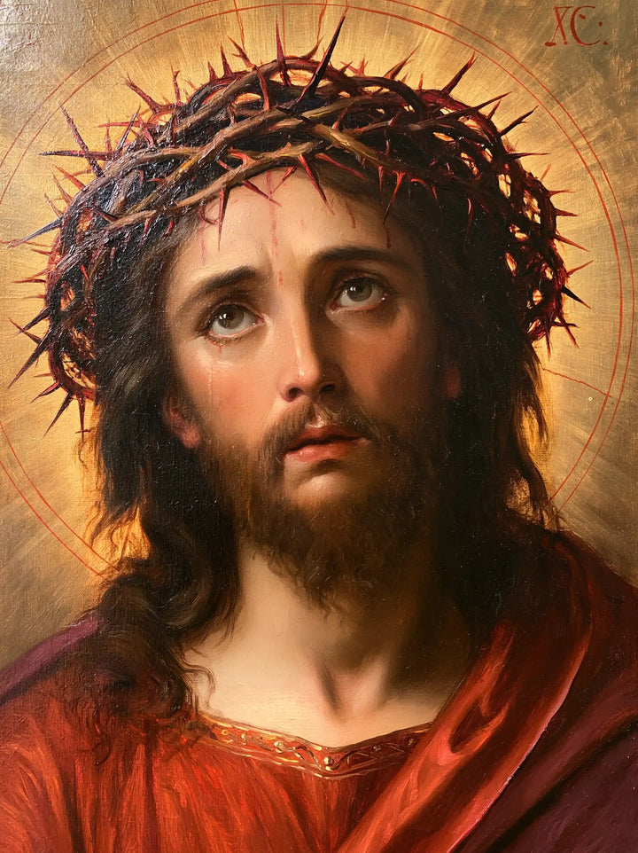 Jesus Crowned with Thorns — The Appeal in the Gold-Drawn Circle