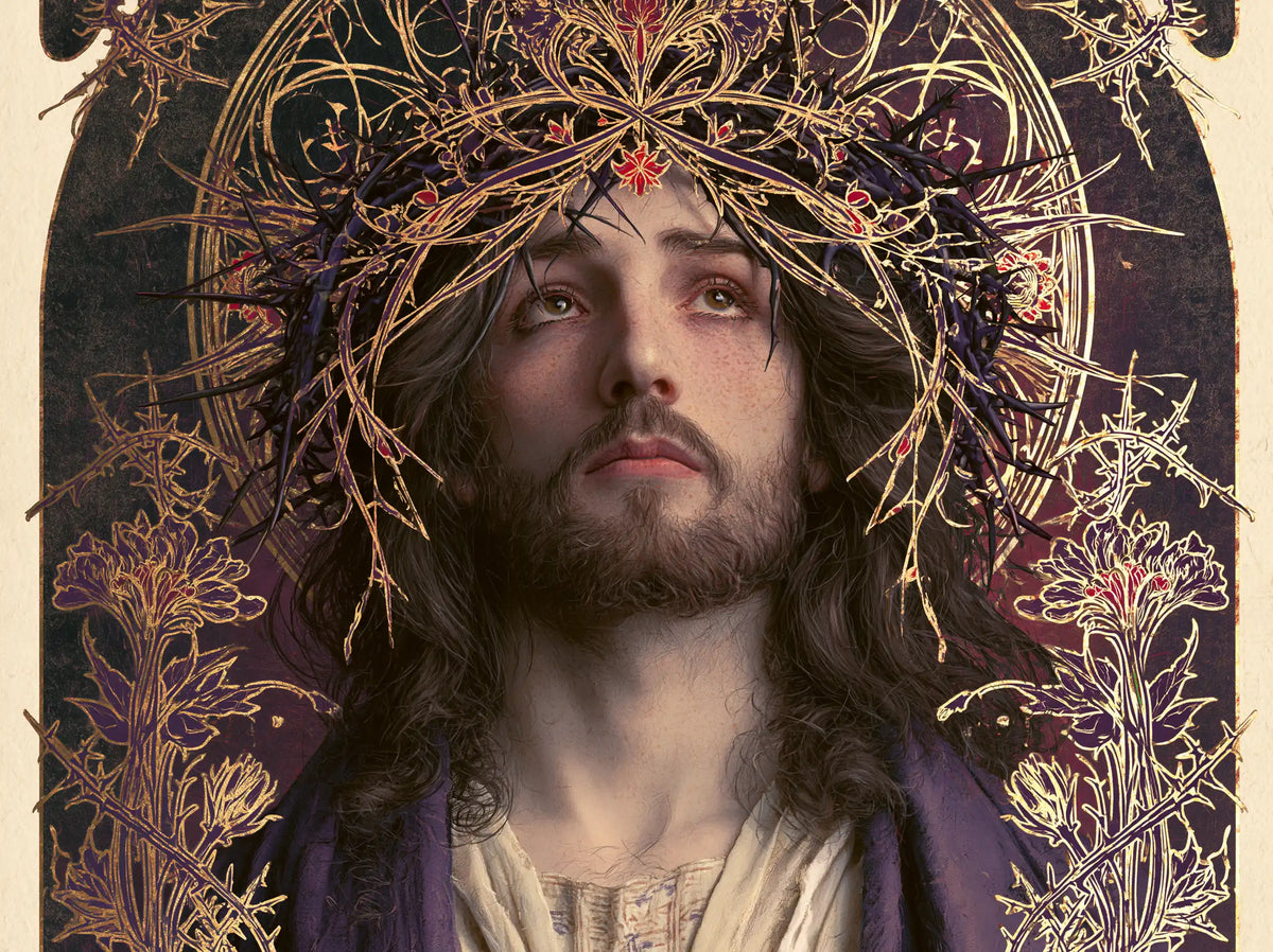 Jesus Crowned with Thorns — The Little Red Flower among the Brambles