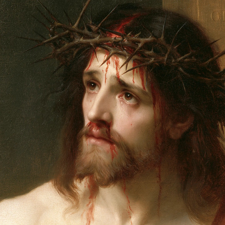 Jesus Crowned with Thorns — The Quiet Appeal in Ochre Light