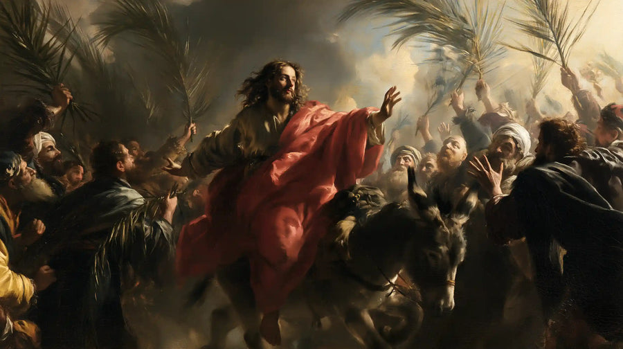 Jesus Enters Jerusalem – Theatrical Baroque · Landscape no. 9