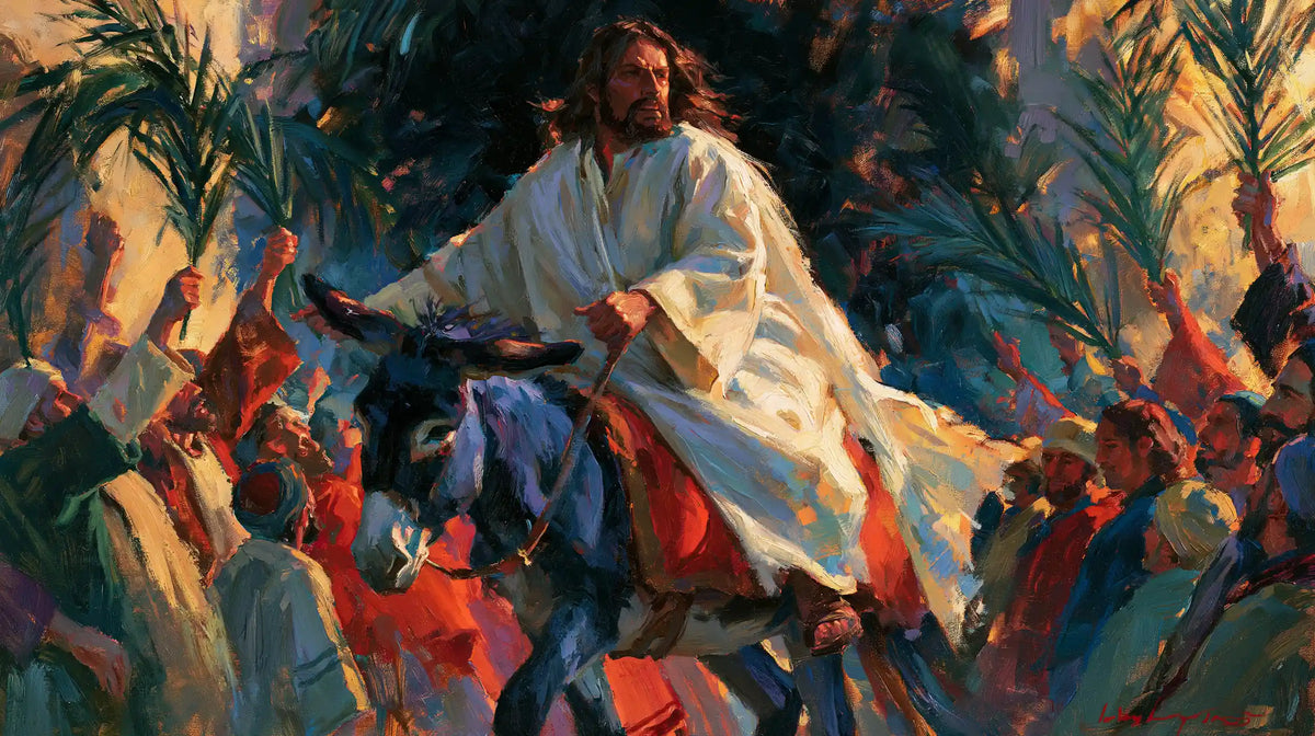 Jesus Enters Jerusalem – Expressionist · Landscape no. 13