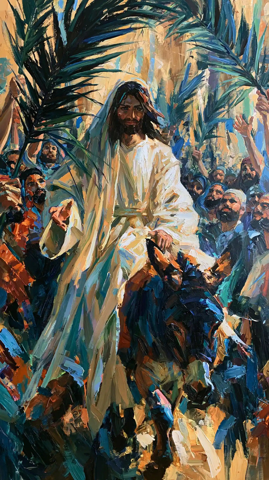 Jesus Enters Jerusalem – Expressionist · Portrait no. 1