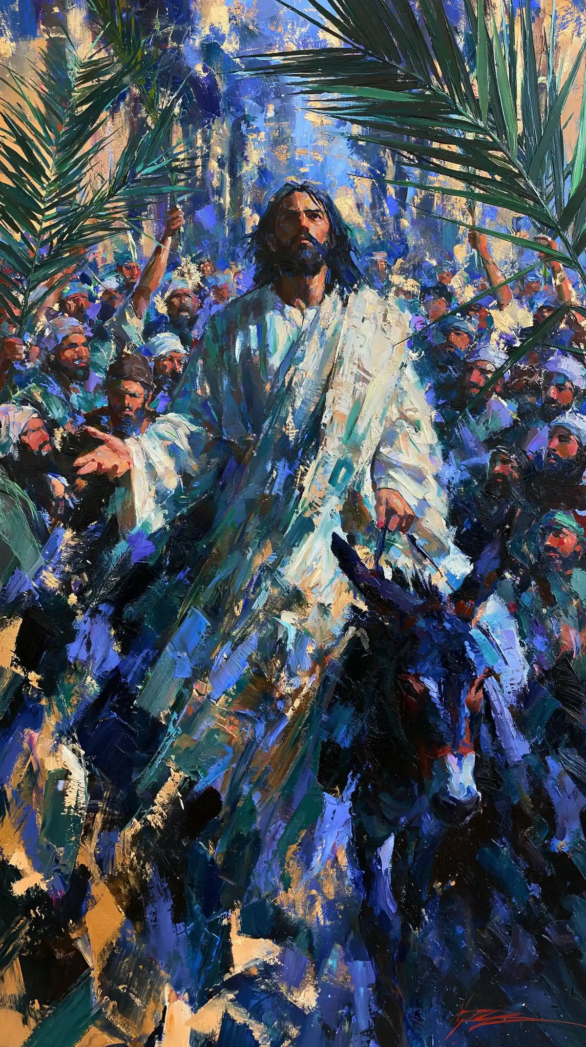 Jesus Enters Jerusalem – Expressionist · Portrait no. 3