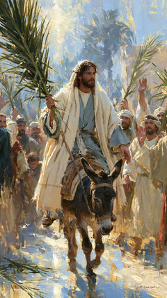 Jesus Enters Jerusalem – Impressionist · Portrait no. 2
