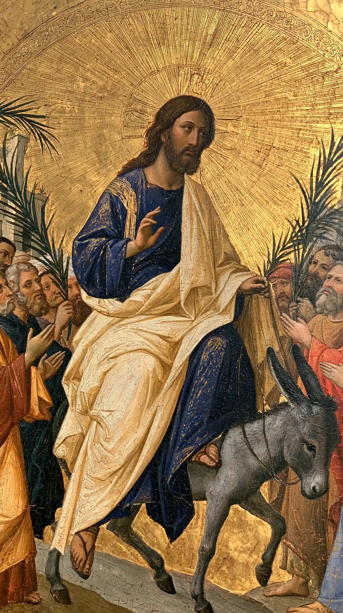 Jesus Enters Jerusalem – Sacred Gold · Portrait no. 7