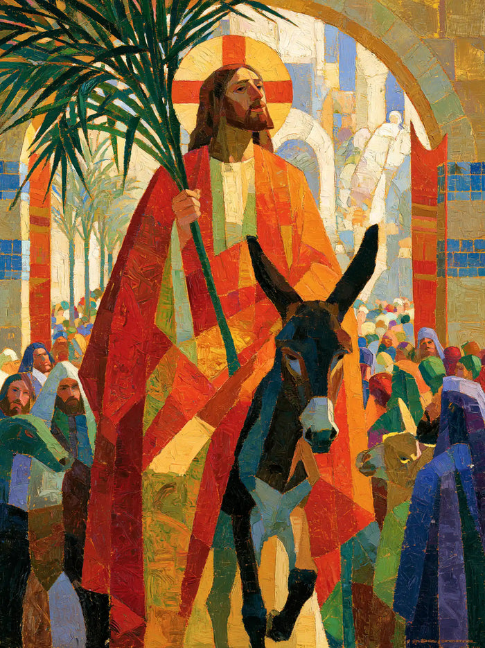 Jesus Enters Jerusalem – Symbolist · Portrait no. 9