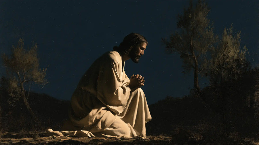 Jesus in Gethsemane - Contemporary Minimalism · Landscape n° 11