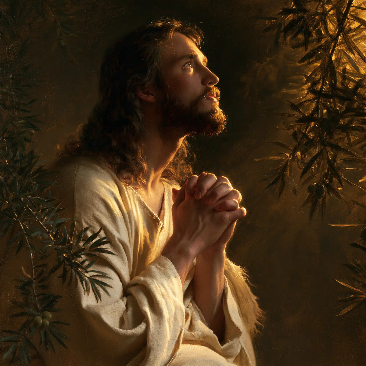 Jesus in Gethsemane — Orison in the Circle of Boughs