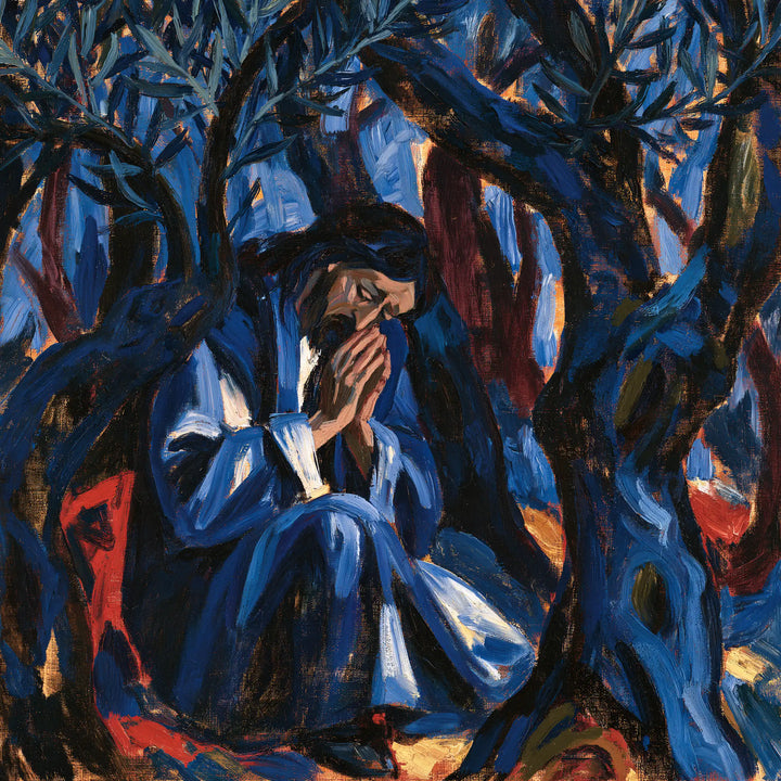 Jesus in Gethsemane - Expressionist · Square n° 7