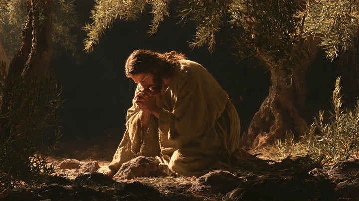 Jesus in Gethsemane — The Brow in the Gold of Dust