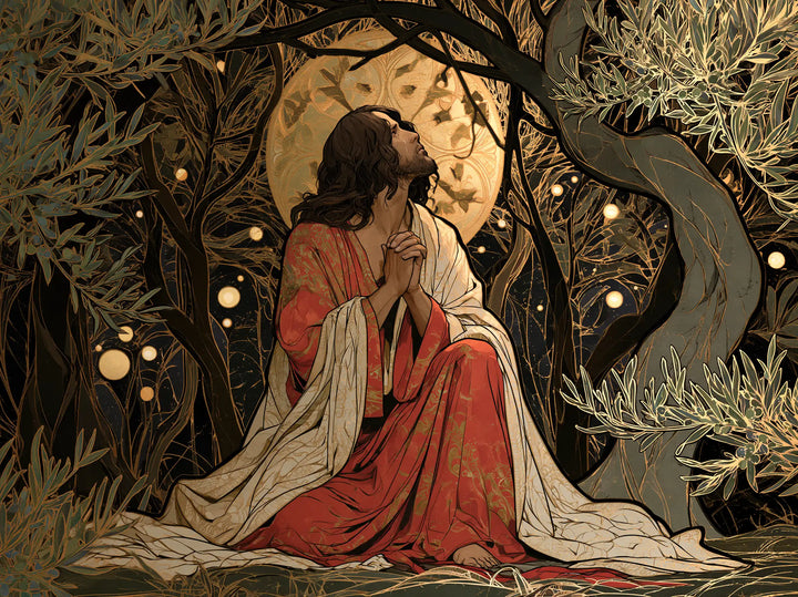 Jesus in Gethsemane — The Gaze toward the Sun Medallion
