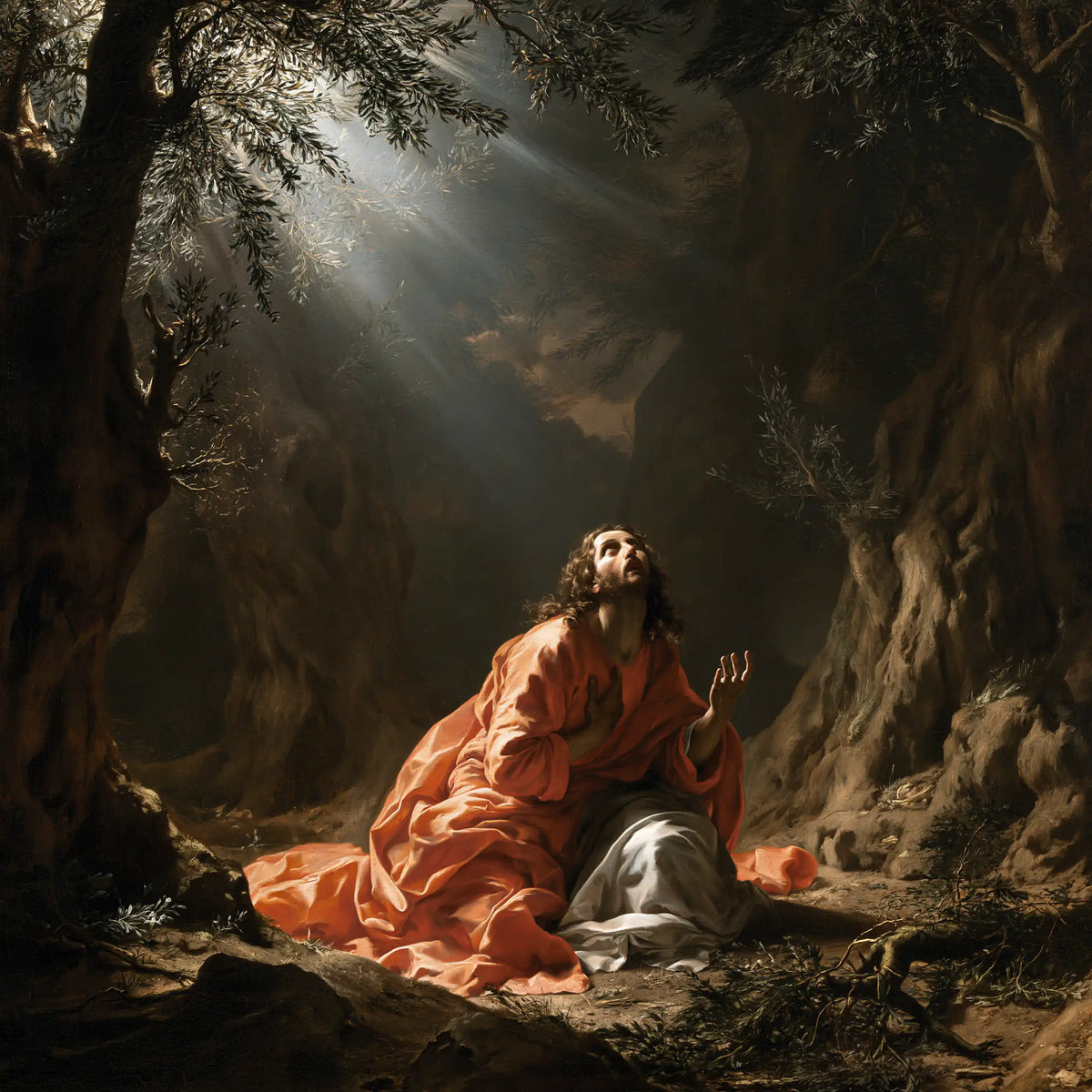 Jesus in Gethsemane — The Gaze in the Great Theatre of Shadow