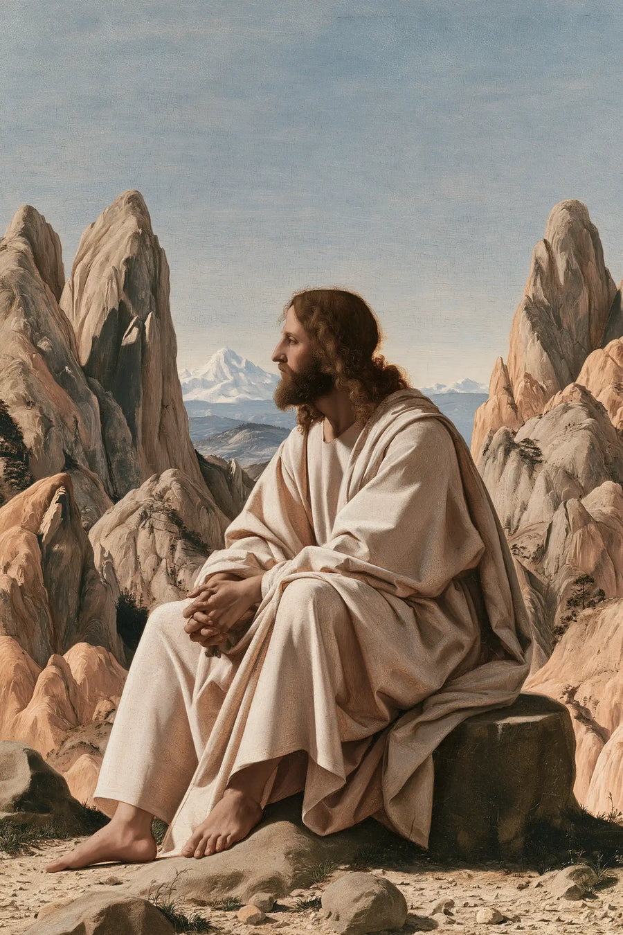 Jesus in the Desert - Florentine Renaissance · Portrait n° 30