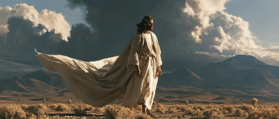 Jesus in the Desert - The Inner Struggle · Landscape n° 22