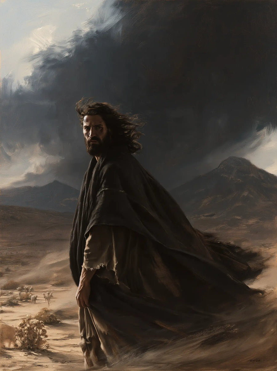 Jesus in the Desert - The Inner Struggle · Portrait n° 34