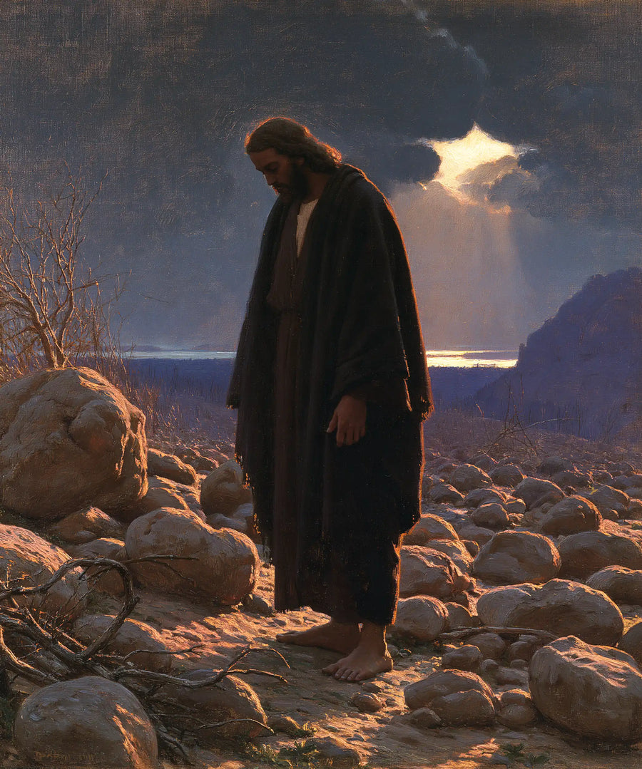 Jesus in the Desert - Symbolist · Portrait n° 33