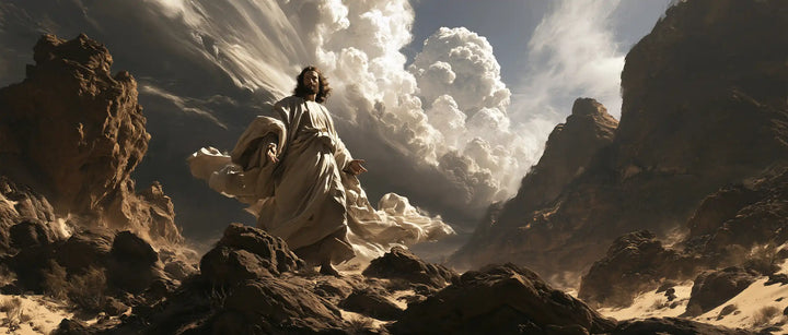 Jesus in the Desert - Theatrical Baroque · Landscape n° 27