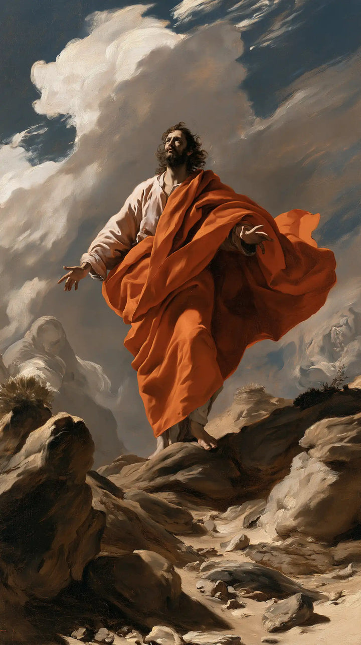 Jesus in the Desert - Theatrical Baroque · Portrait n° 8