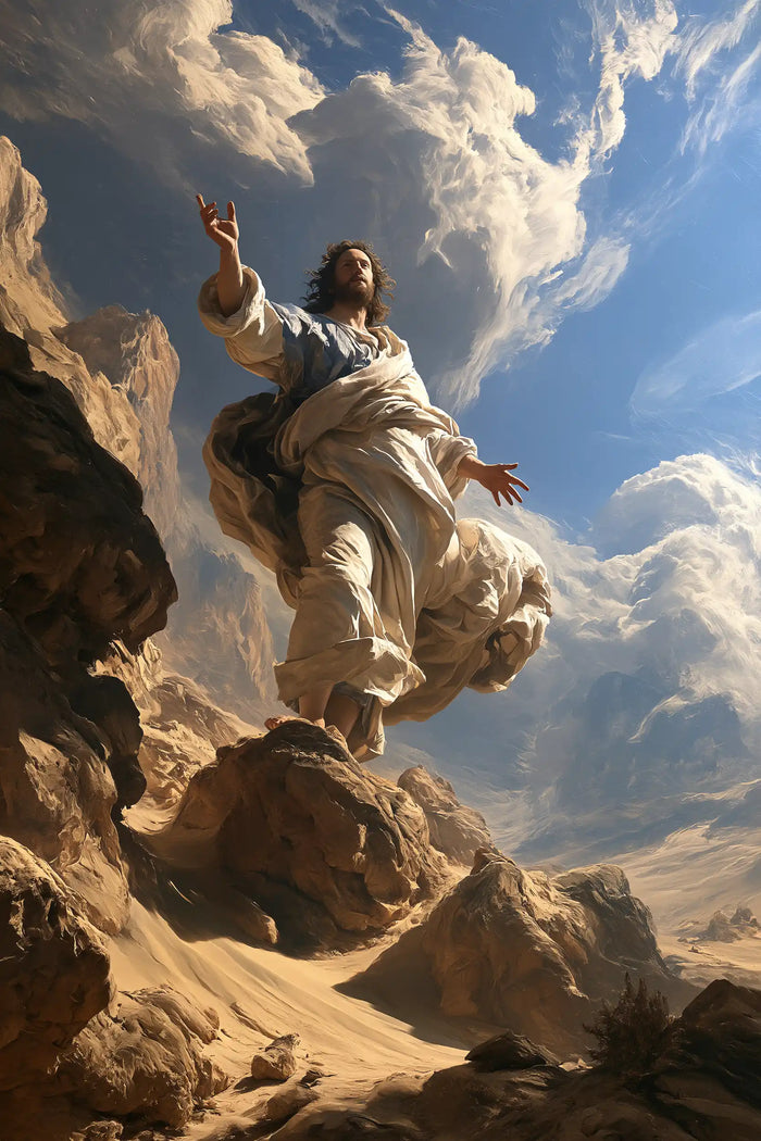 Jesus in the Desert — The Hand Offered to the Light of the Heights