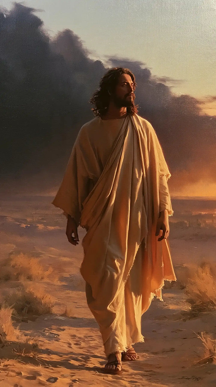 Jesus in the Desert - Victory Over Temptation · Portrait n° 14