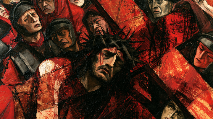 Haç İstasyonları - Ekspresyonist · Manzara n° 18