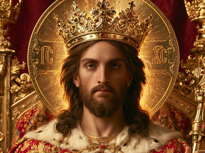 Jesus the King - Red, Ivory and Gold · Landscape n° 1