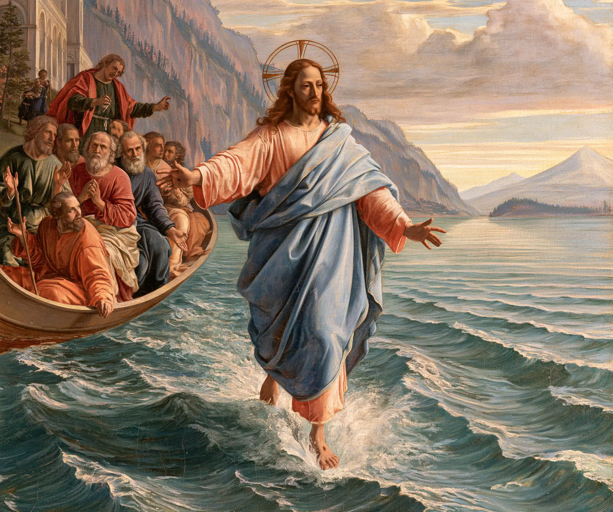 Jesus Walking on Water — The Blessing beneath the High City