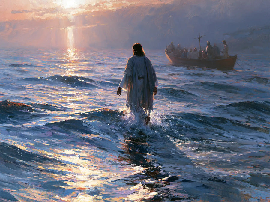 Jesus Walking on Water - Impressionist · Landscape n° 5
